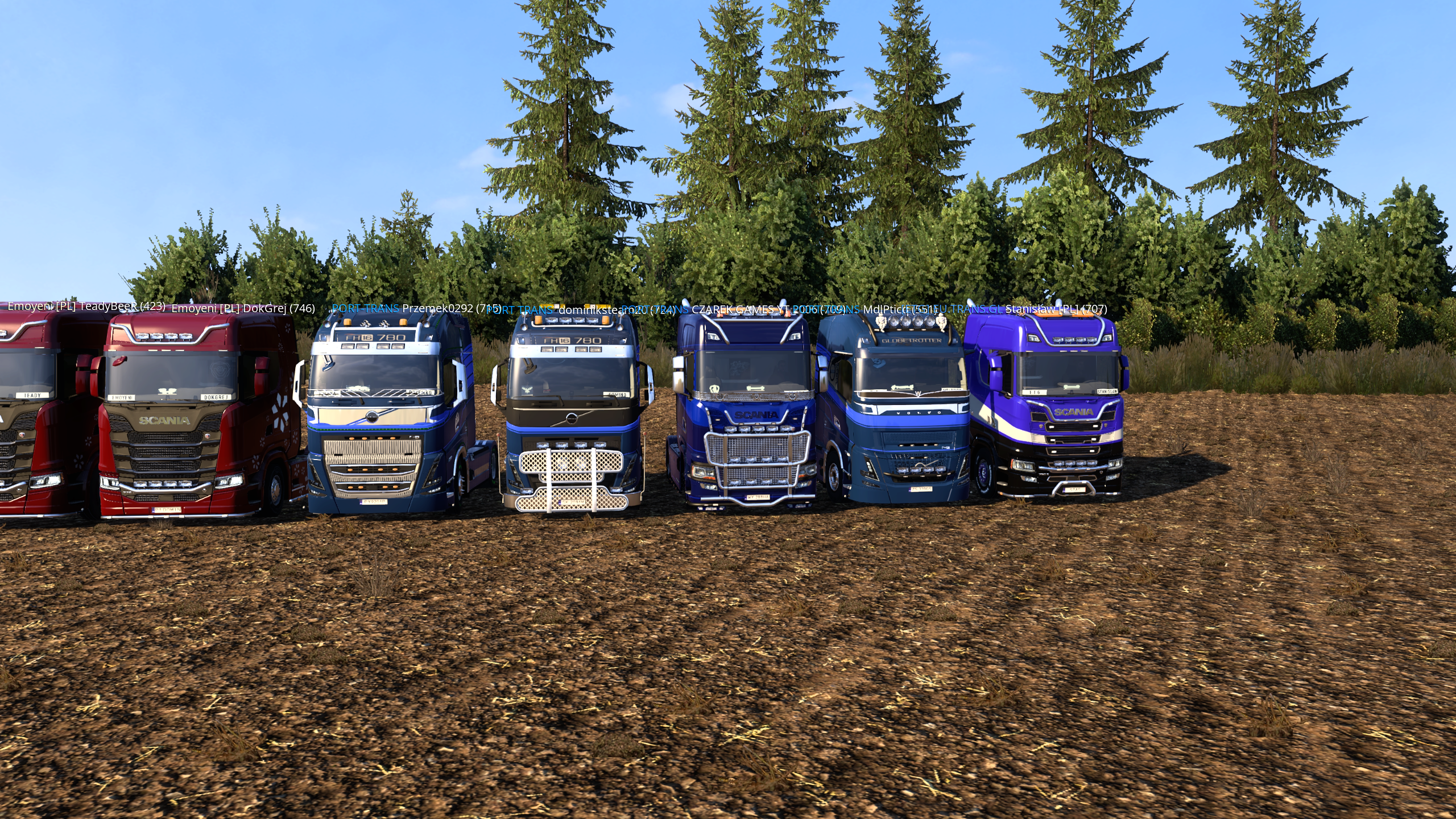 Gronek Transport - ciężarówka z malowaniem firmowym ETS2