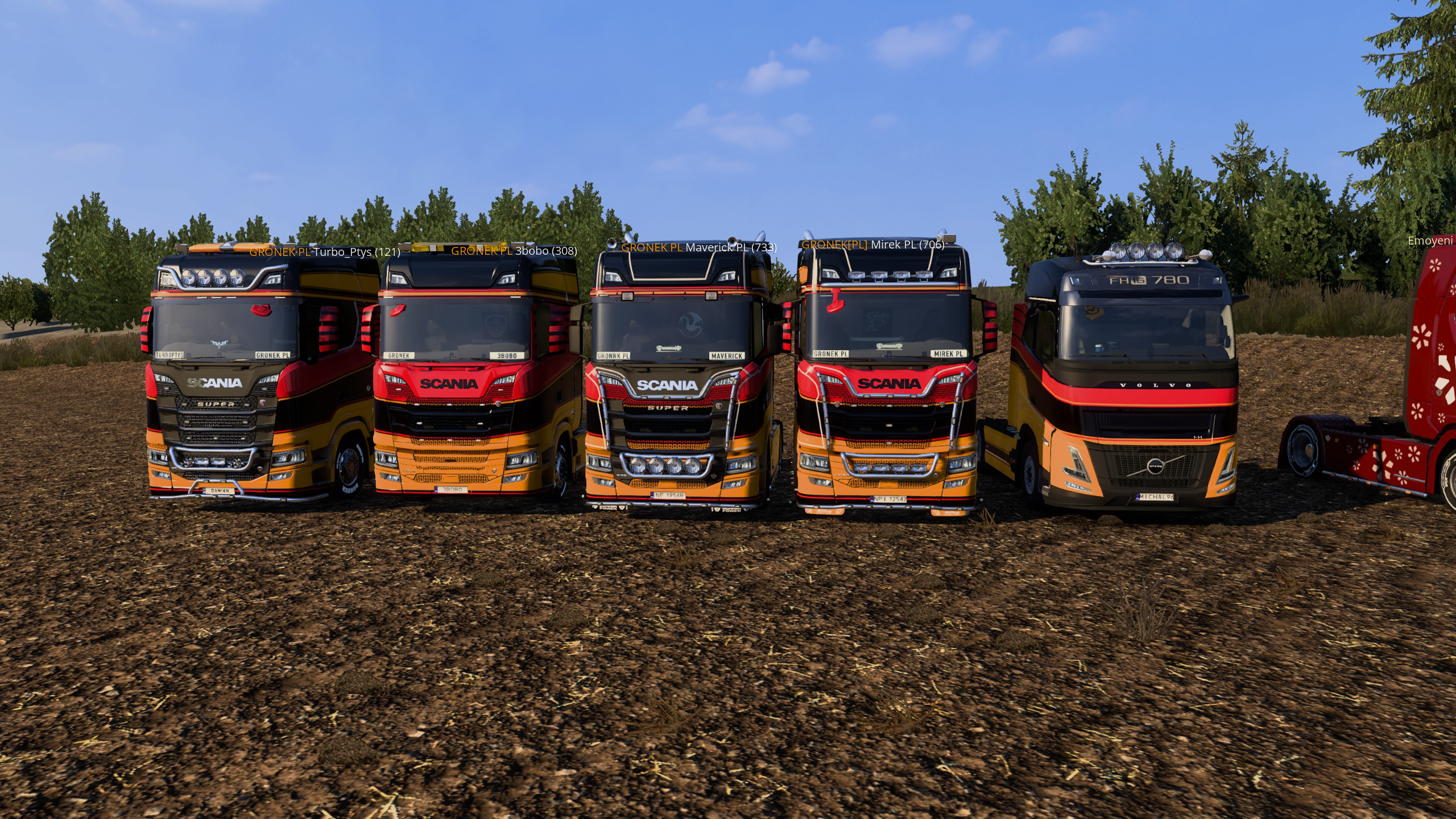 Gronek Transport ATS - American Truck Simulator konwój